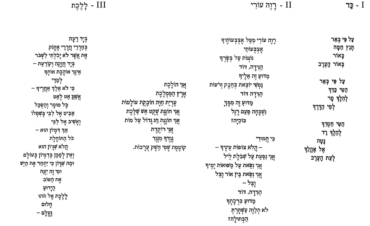 Three Songs by Yonatan Ratosh program note image